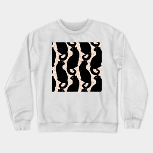 Mid Century Black Cats Crewneck Sweatshirt